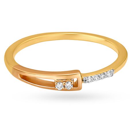 Radiant Diamond Reflections Finger Ring