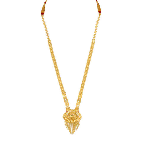 Elaborate Yellow Gold Semicircle Haaram