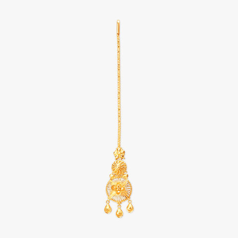 Divine Embrace Gold Maang Tikka