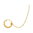 Majestic Yellow Gold Filigree Nath,,hi-res image number null