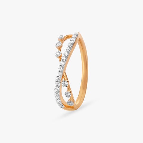 Twilight Twist Diamond Ring