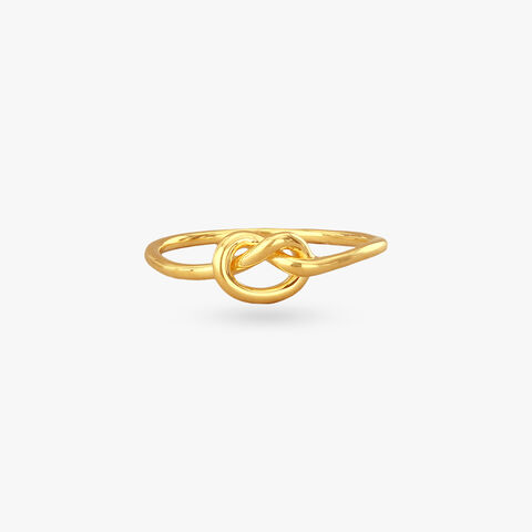 Tiny Ties Gold Ring