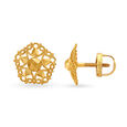 Traditional Dainty 3 Layer Gold Jhumkas,,hi-res image number null