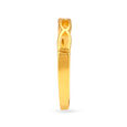 Classy 22 Karat Yellow Gold Intertwine Finger Ring,,hi-res image number null