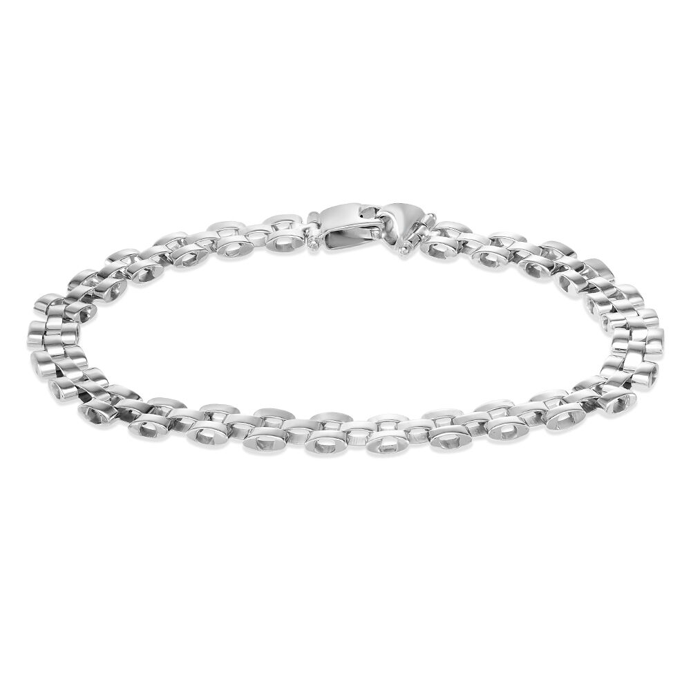 Men Chain Bracelet 925 Sterling Silver Bangle Hand Chains Man Link Bracelets  1pc | eBay