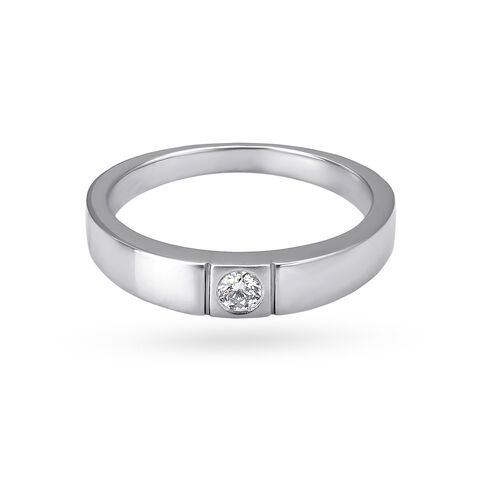 Choice 950 Pure Platinum And Diamond Finger Ring