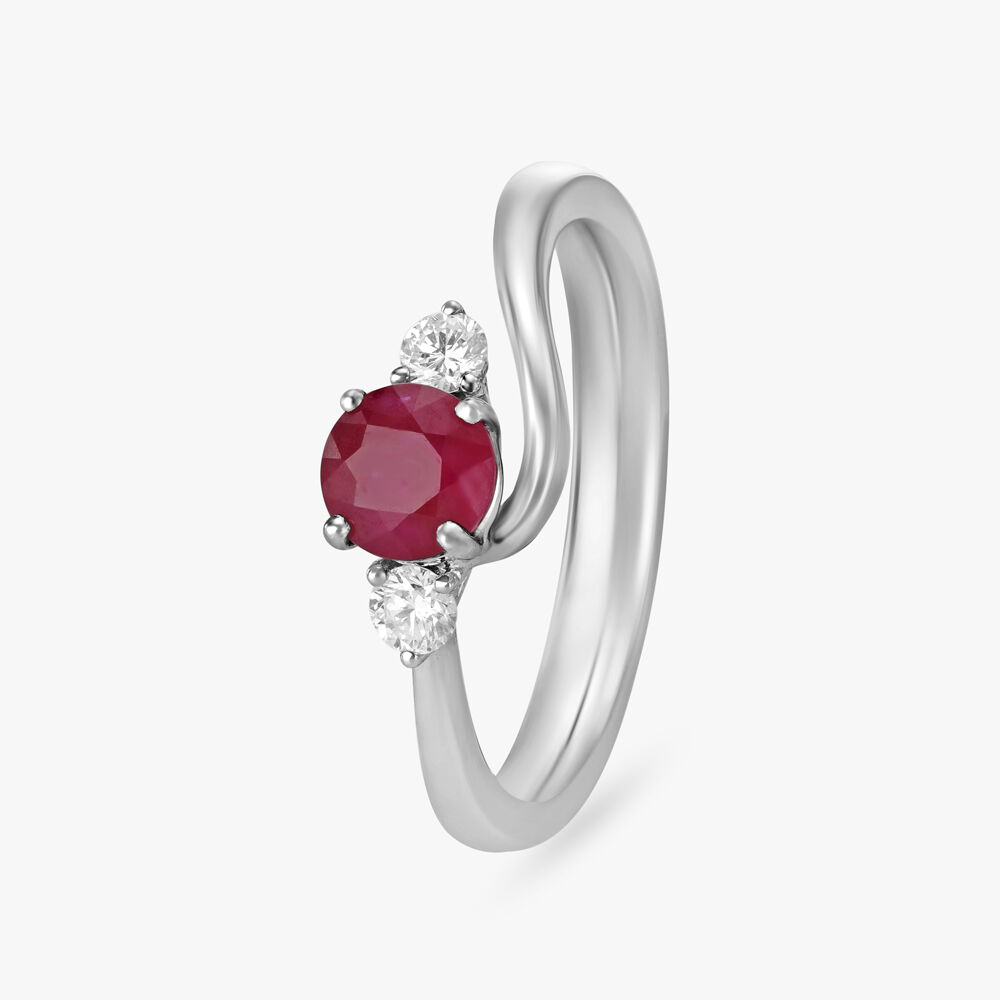 Platinum Burma Ruby and Diamond Ring – Bailey's Fine Jewelry