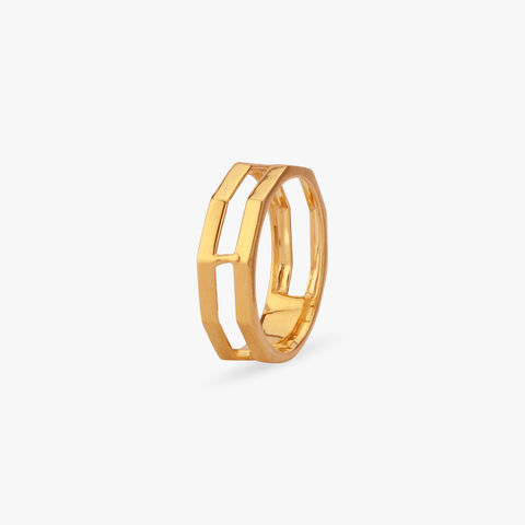 Bold Stride Gold Ring