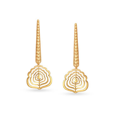 Let Sophistication Speak in these 14kt Gold Drop Earrings