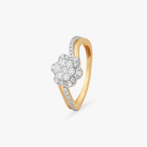 Dazzling Blossom Diamond Ring