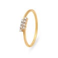 Dazzling Gold and Diamond Finger Ring,,hi-res image number null