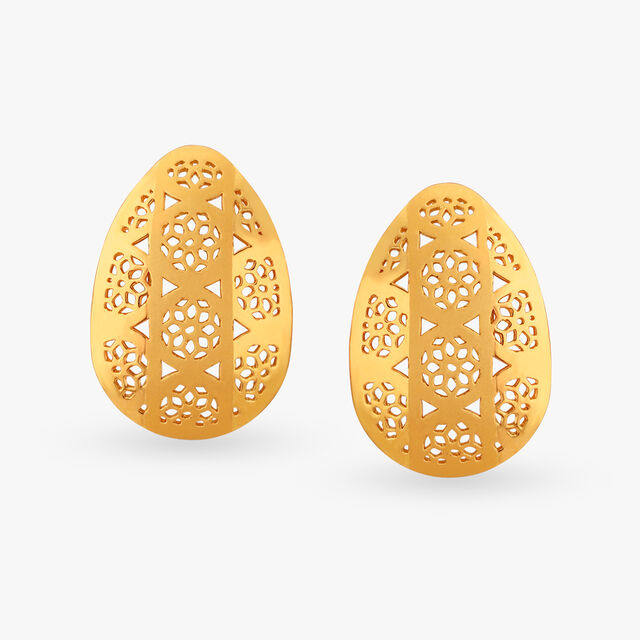 Dainty Mesh Stud Earrings,,hi-res image number null