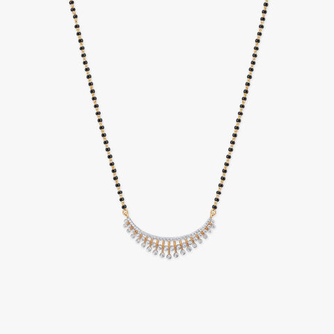 Dancing Drops Diamond Mangalsutra