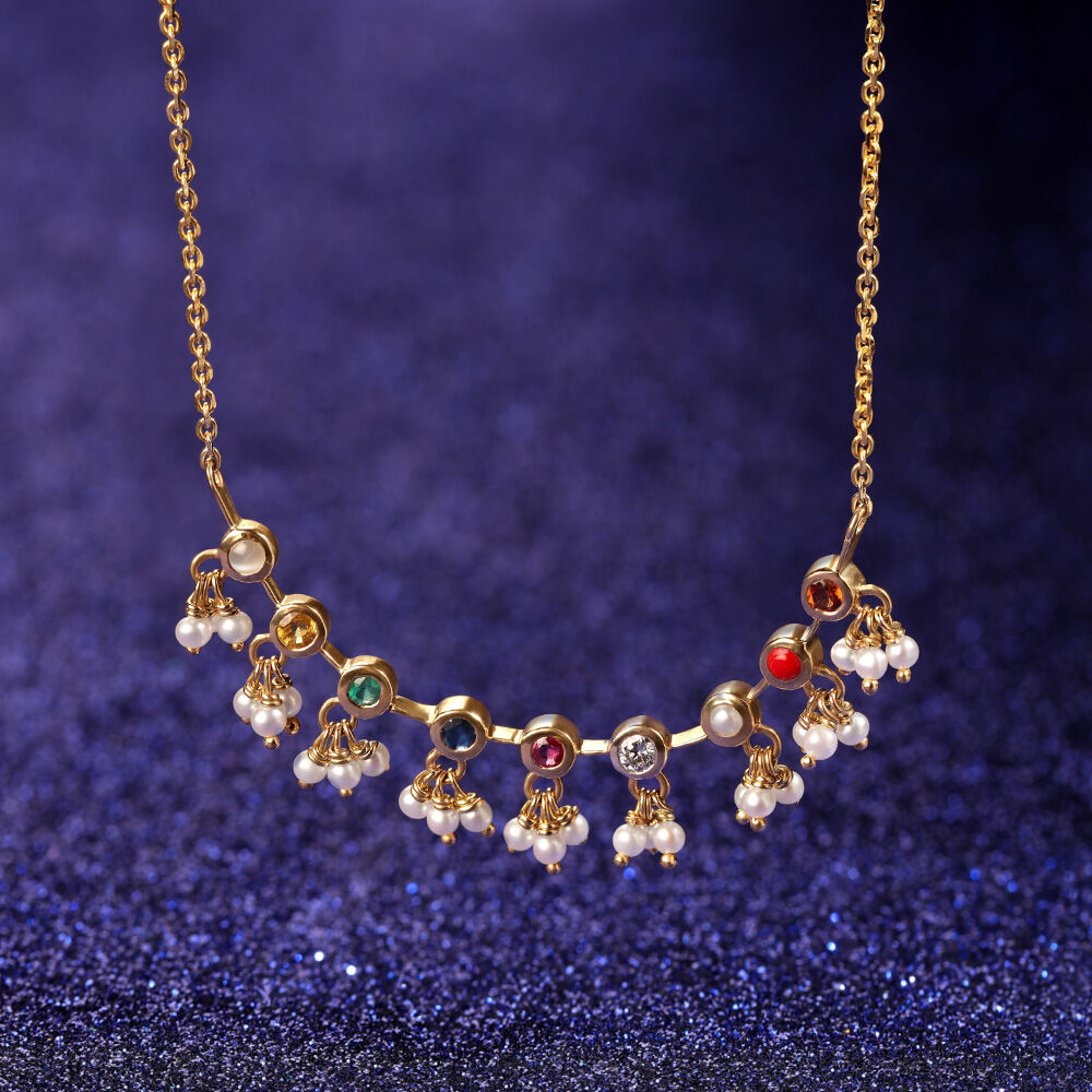 Navratna discount necklace tanishq