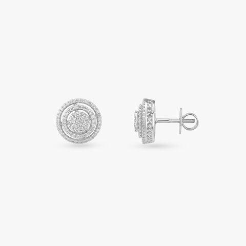 Eternal Orbit Diamond Stud Earrings