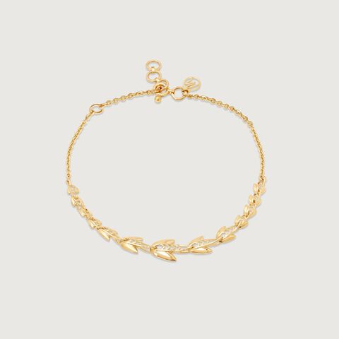 Radiant Lotus Gold Bracelet