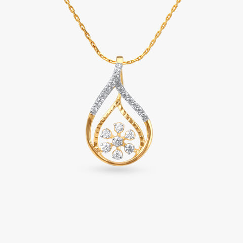 Garden Dew Diamond Pendant