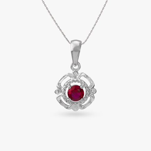 Prism Radiance Silver Pendant and Earrings Set