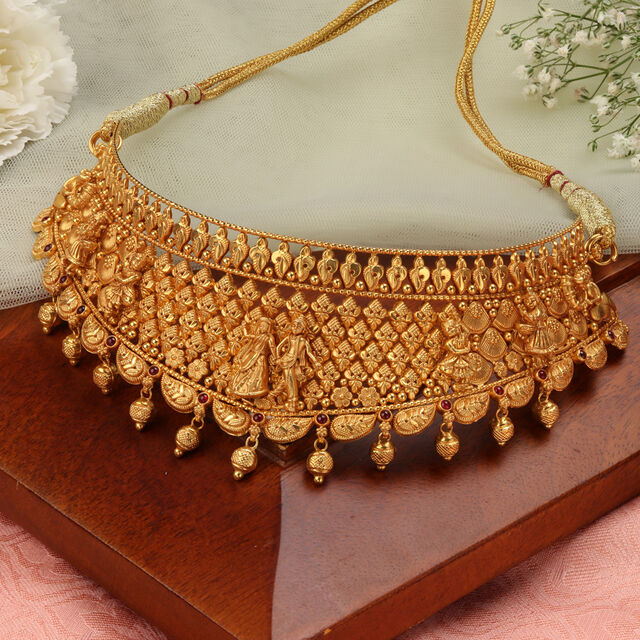 Eternal Love Gold Choker Necklace