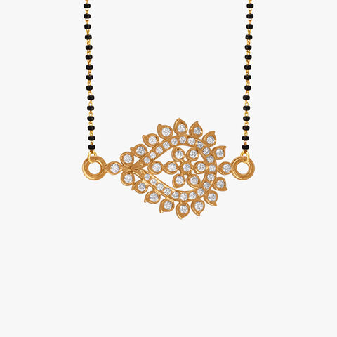 Petal Cascade Diamond Pendant