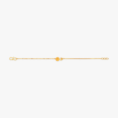 Sunlit Petals Gold Bracelet