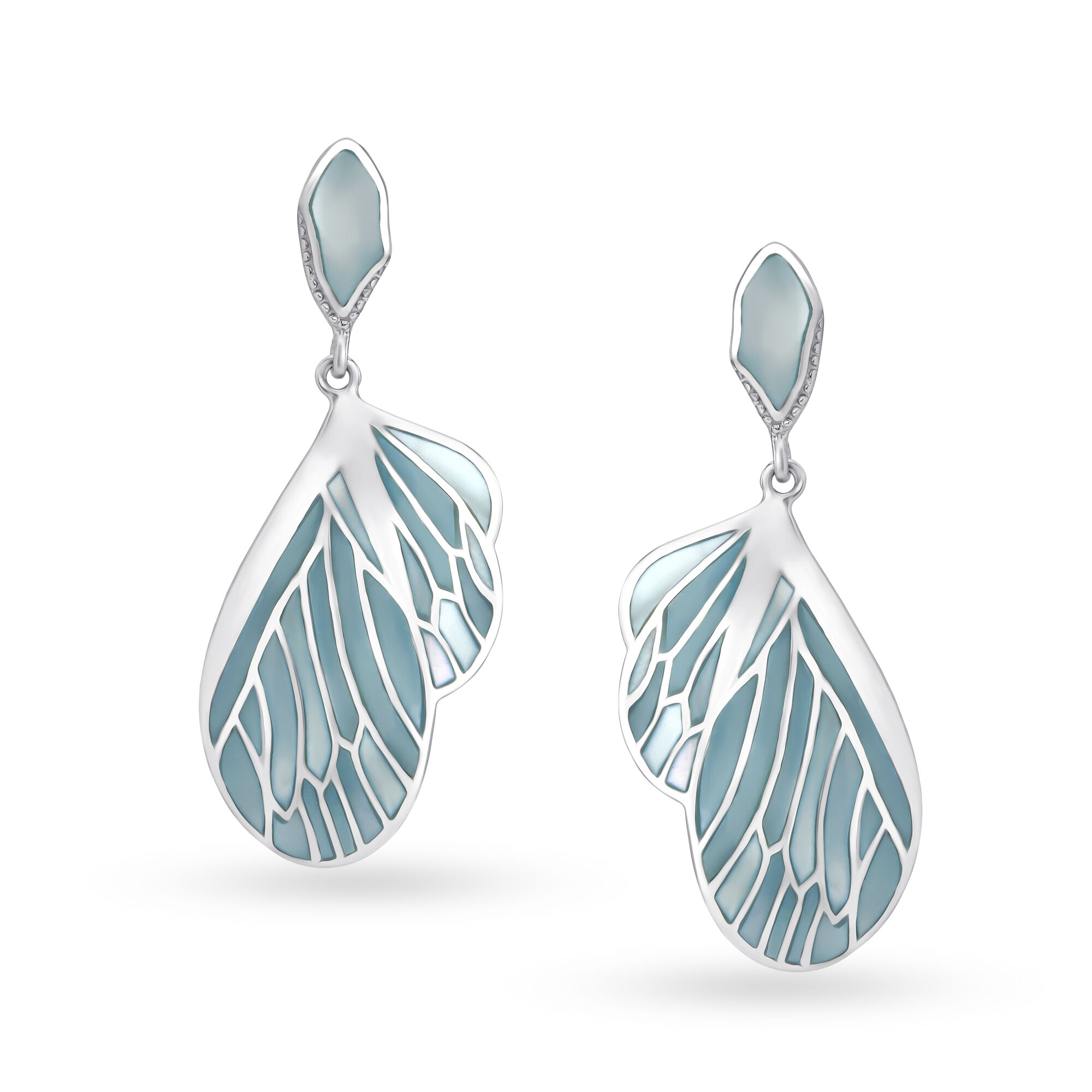 Pure silver cheap earrings tanishq