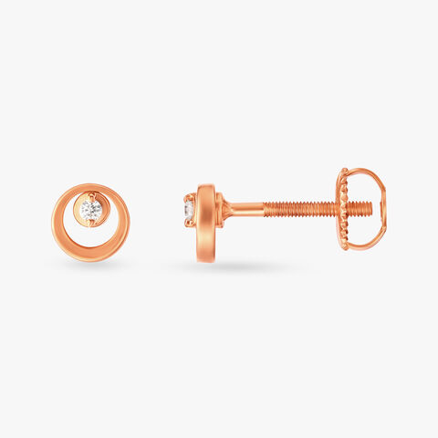 Essential Minimalism Diamond Stud Earrings