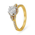 Stylish Glam Diamond Ring in Rose Gold,,hi-res image number null