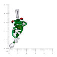 Silver Pendant With Enamel Coating,,hi-res image number null