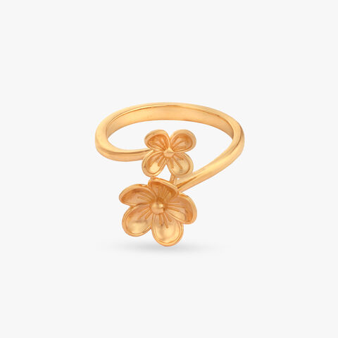 Blooming Petals Gold Ring