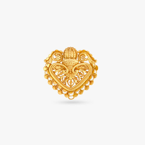 Regal Window Gold Ring