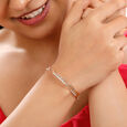 14 KT Yellow Gold Whimsical Bangle,,hi-res image number null
