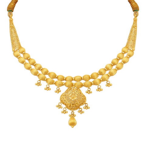 Timeless Beaded Gold Necklace Set