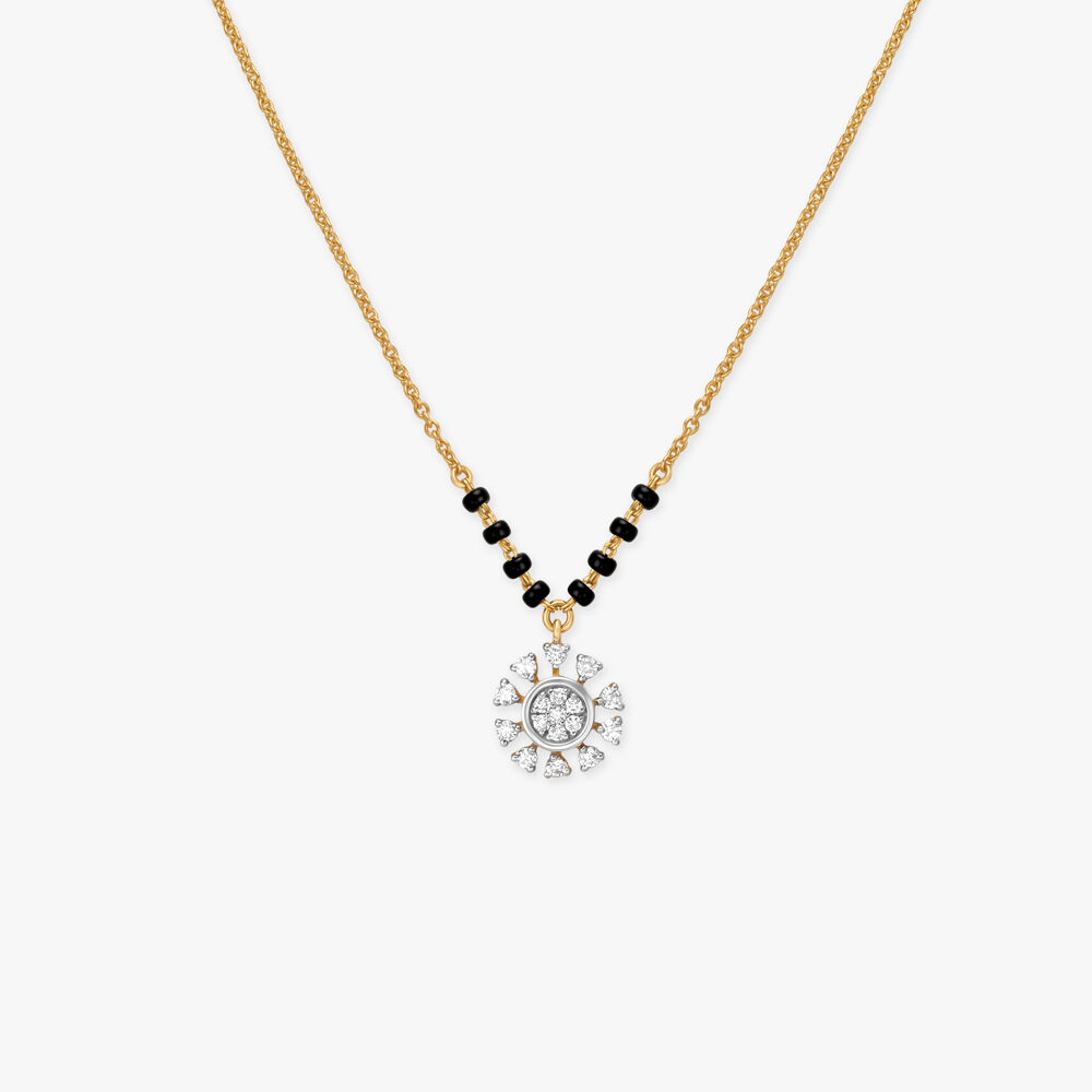 Timeless Floral Diamond Mangalsutra