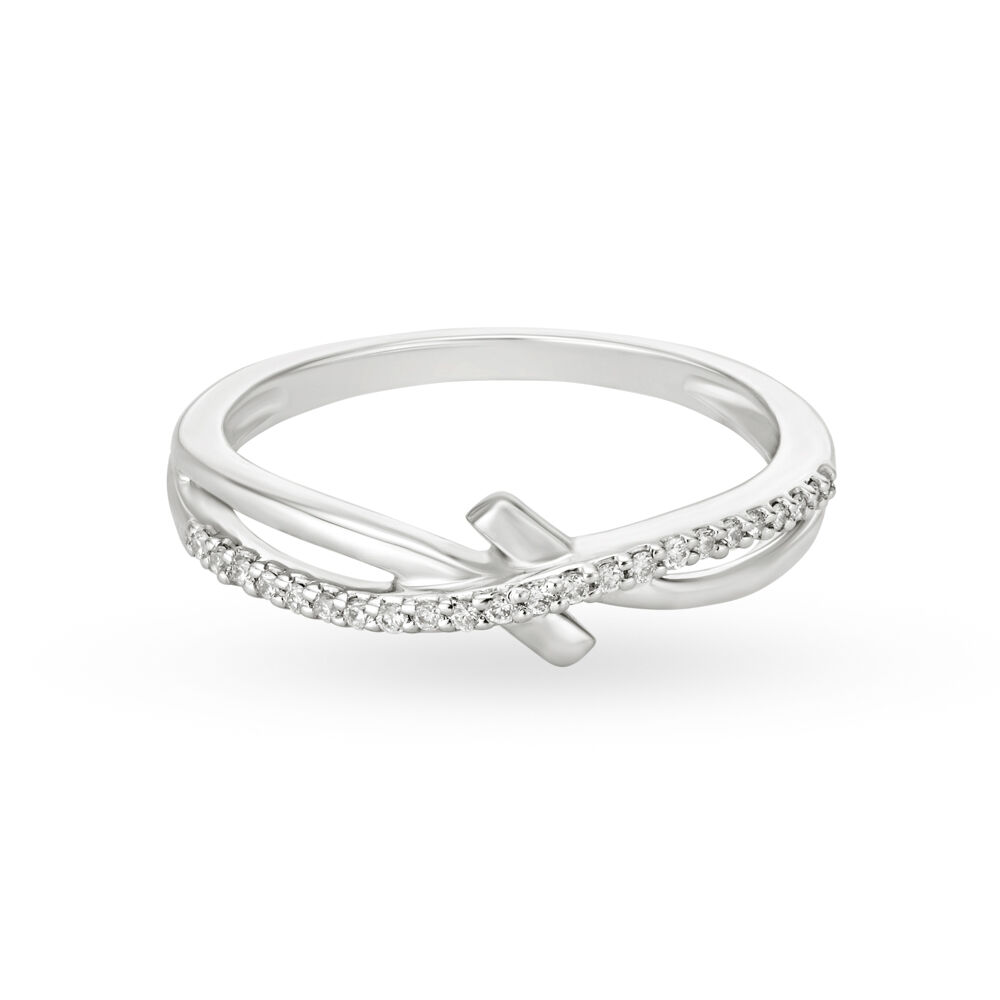 Romantic 950 Pure Platinum And Diamond Finger Ring