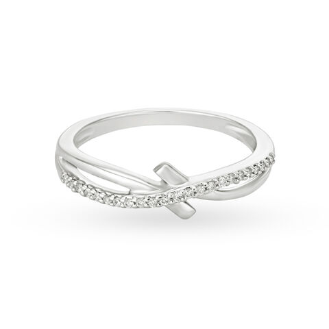 Romantic 950 Pure Platinum And Diamond Finger Ring