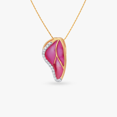 Scarlet Soar Diamond Pendant