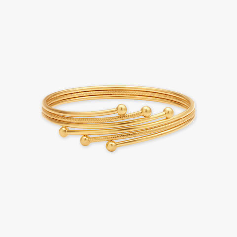 Artistic Gold Bangle