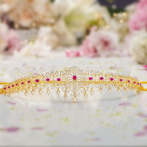 Regal Charming Diamond Waist Belt