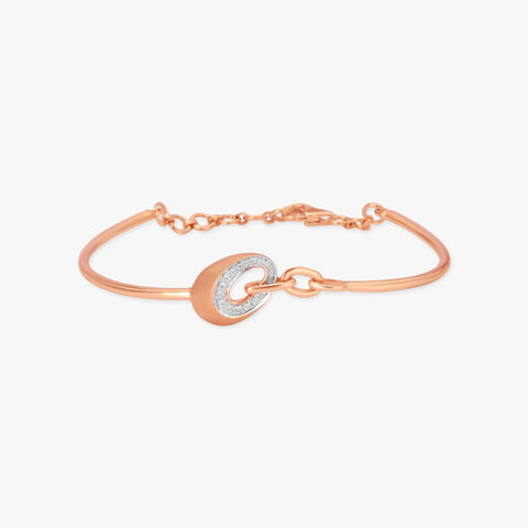 Sleek Diamond Bangle