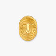 Goddess Lakshmi with Lotus Motif 22 Karat Gold Coin,,hi-res image number null