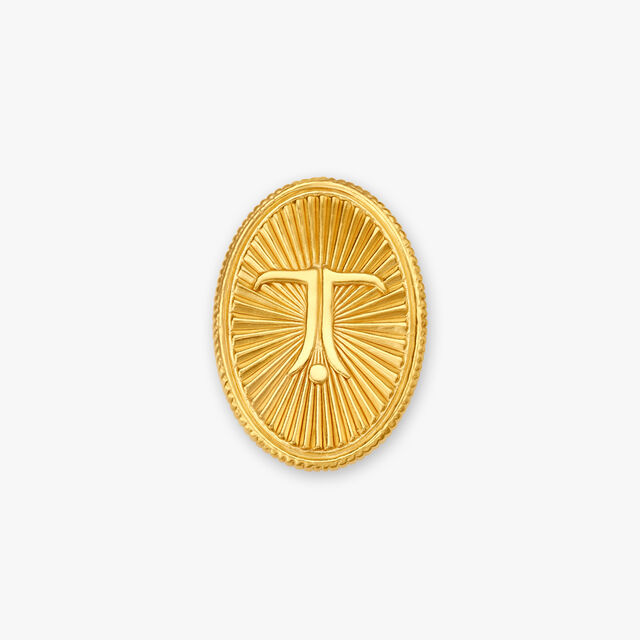 Goddess Lakshmi with Lotus Motif 22 Karat Gold Coin,,hi-res image number null