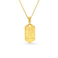 Chic Modern Men's Laser Cut Pendant,,hi-res image number null