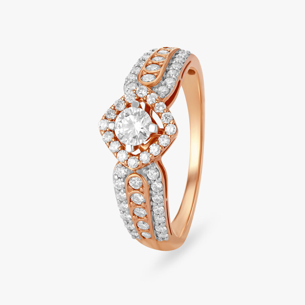 Tanishq engagement ring diamond on sale