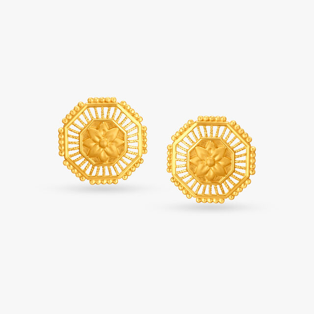 Ravishing Floral Stud Earrings,,hi-res image number null