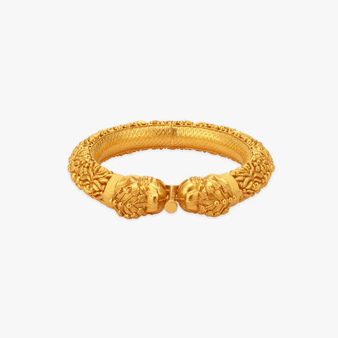 Bengal Tiger Solid Bala Gold Bangles