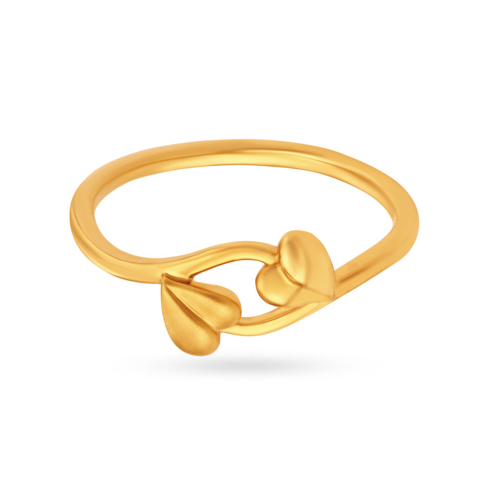 Tanishq heart shaped rings sales