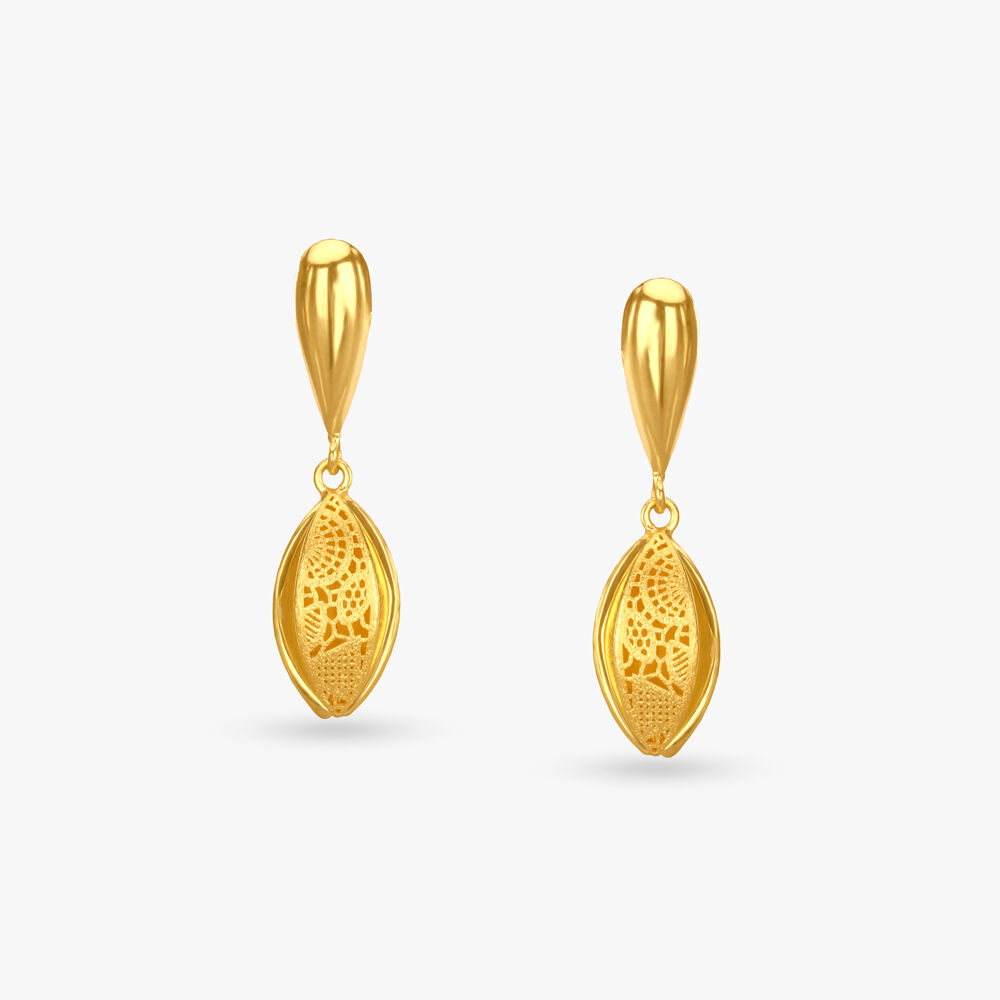 Gold danglers tanishq discount