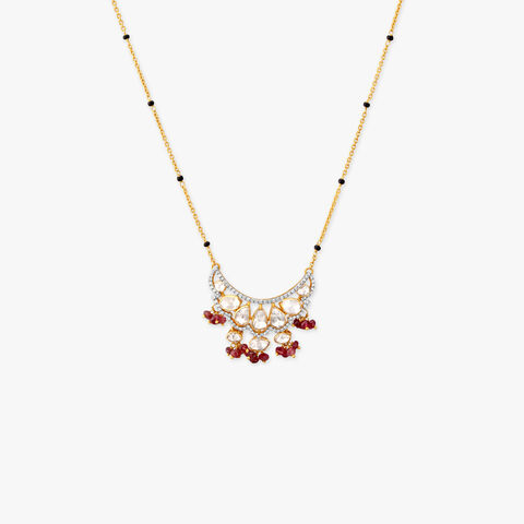 Celestial Fringe Gold Mangalsutra