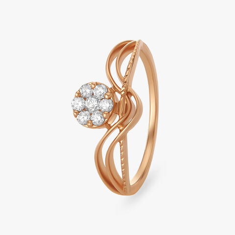 Entwine Diamond Finger Ring